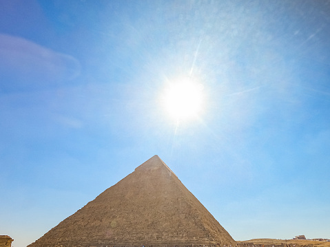 The Pyramids of Giza (Egyptian pyramids) in Cairo, Egypt.