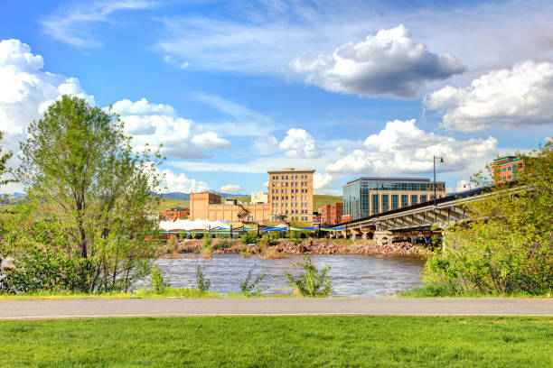 Missoula along the Clark Fork River