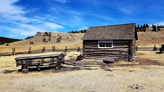 Old homestead at Florissant Fossil Beds National Monument, CO