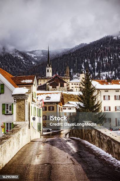 Schweizer Dorf In Den Alpen Stockfoto und mehr Bilder von Alpen - Alpen, Berg, Brücke