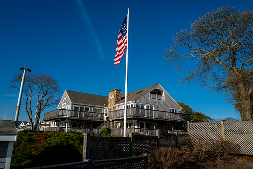 Images of a wide range of Cape Cod houses showing the difference in architecture, in the Town of Falmouth,MA on Cape Cod.