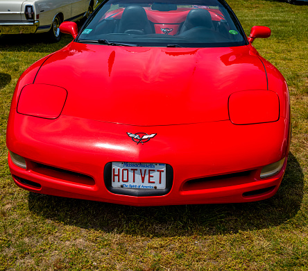 Scenes from the summer car show in Falmouth, MA on Cape Cod.  This annual events enjoyed by residents and tourists alike.