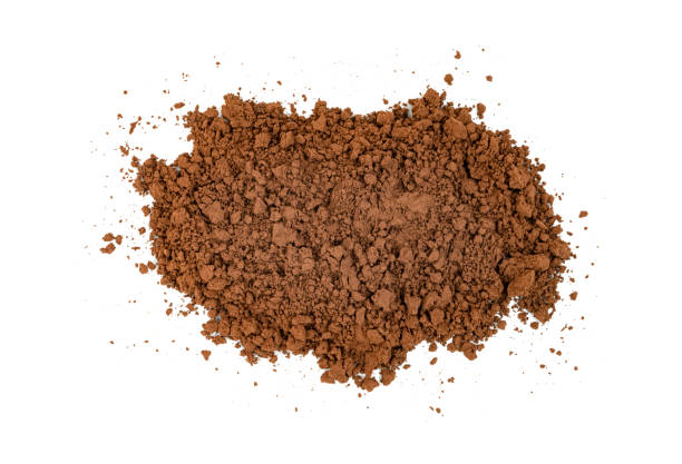 istock Cocoa powder isolated on white background 1629578936