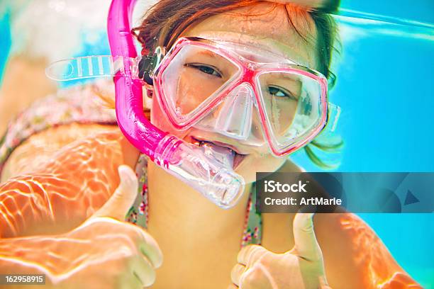 Snorkeling Underwater Stock Photo - Download Image Now - Aquatic Sport, Beautiful People, Beauty