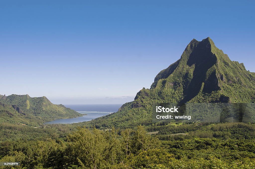 Rotui de la vue pittoresque. Moorea - Photo de Tahiti libre de droits