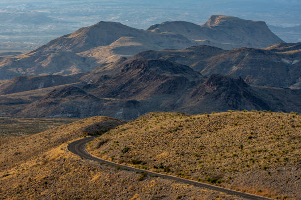 istock Ross Maxwell Scenic Drive Curves Around a Hill 1629591576