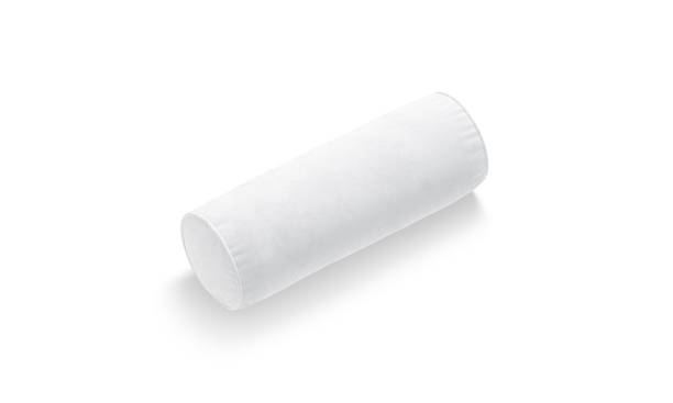 istock Blank white bolster pillow mockup, side view 1629616908