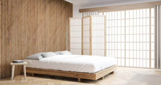 istock Interior modern bedroom mock up, Designing the most beautiful. 1629631022