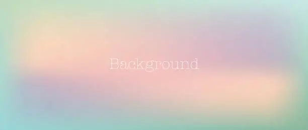 Vector illustration of Vector background. Gradient illustration with pastel colors. Colorful smooth banner template.