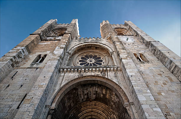 Catedral de s'em Lisboa, Portugal - fotografia de stock