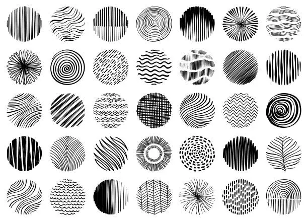 Vector illustration of Circles