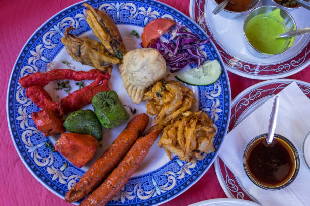 istock Indian food and sauces 1629674144