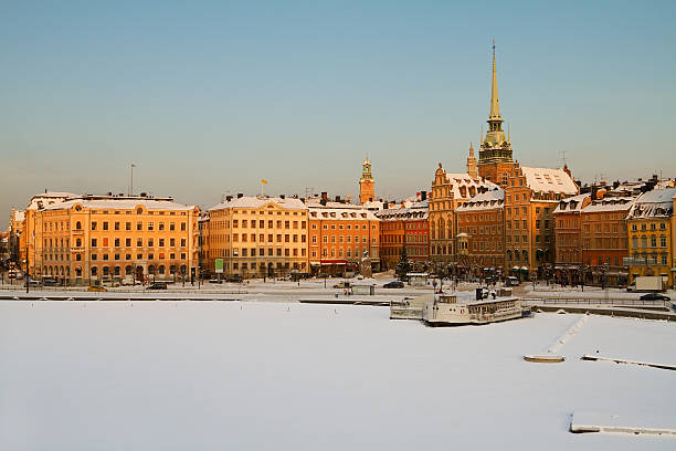 istock Stockholm Old Town winter image. 162968817