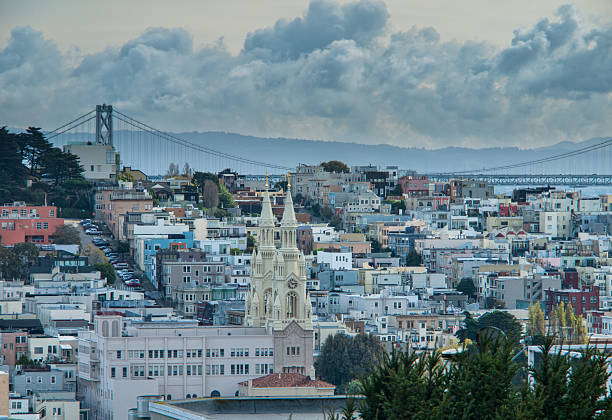 San Francisco Roof Tops stock photo