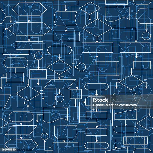 Flowchart Diagrams Background Stock Illustration - Download Image Now ...