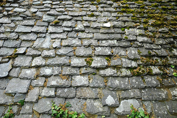 istock old slate roof in Bretagne 162977268