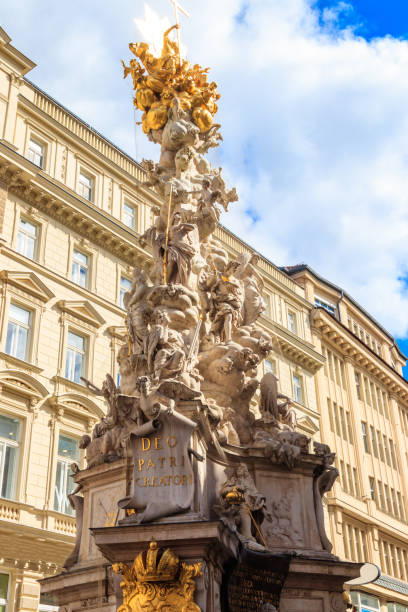 istock The Plague Column, or Trinity Column, is a Holy Trinity column located on the Graben, a street in the inner city of Vienna, Austria 1629781655