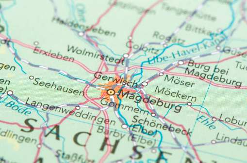 Focus on Magdeburg on the Map. Source: \