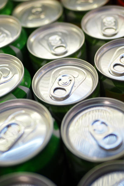 istock Cans of soft drink lined up , 1629793873