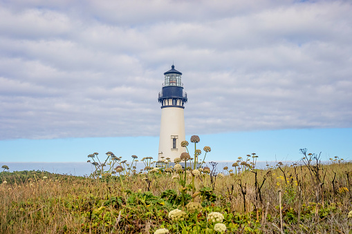 Scenic views at the Yaquina Head Lighthouse,  just north of Newport, Oregon