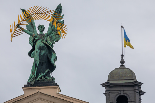 Palm d'Or Statue in Lviv Ukraine