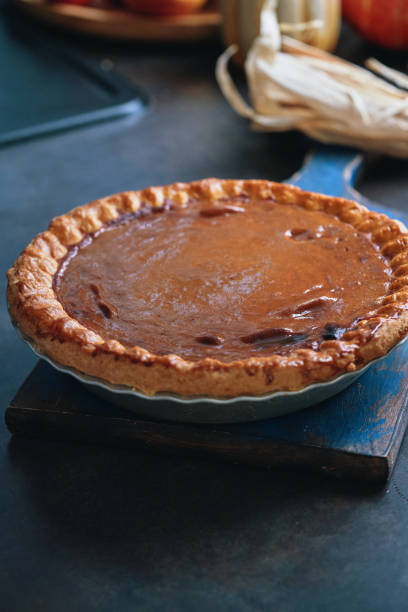 istock Fresh Baked Pumpkin Pie for the Holidays 1629949555