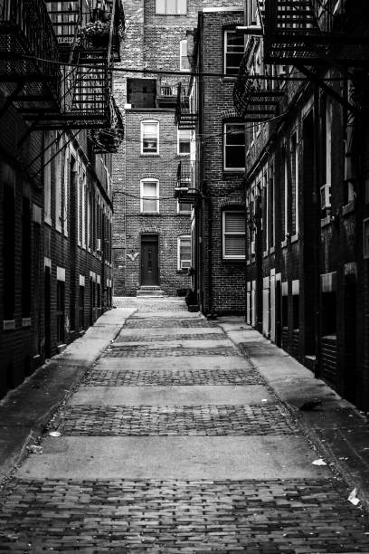 istock Dark alley - Boston, North End 1630057278