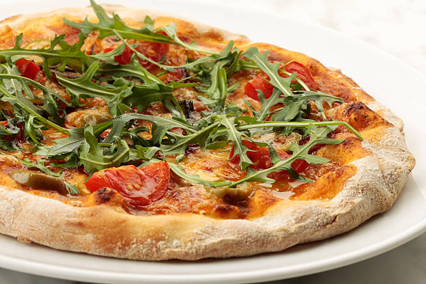 istock Homemade vegetarian pizza 163008035
