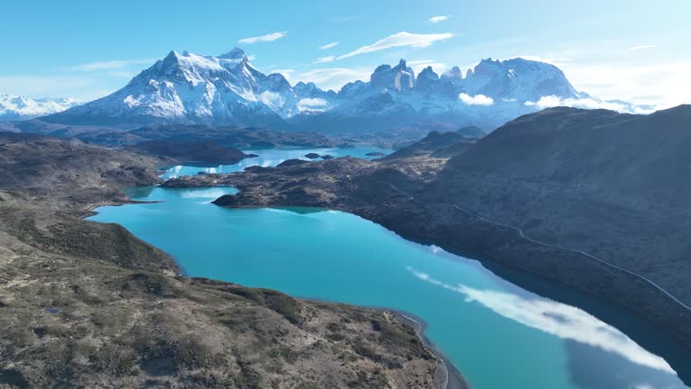 National Park Of Torres Del Paine In Puerto Natales Chile.