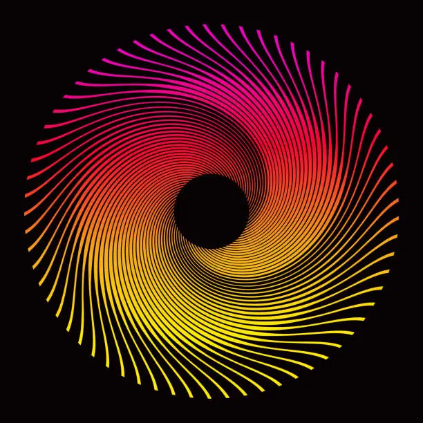 Vector illustration of Spiral Vortex Icon