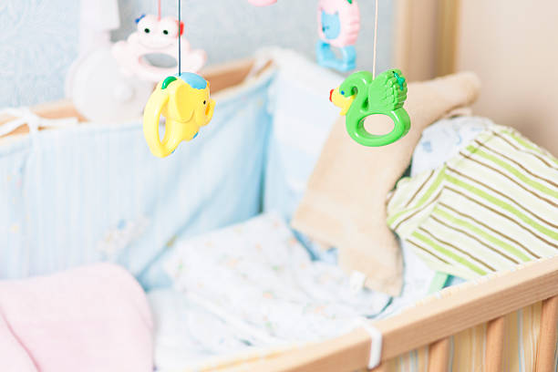 istock bed of a newborn 163019632