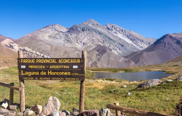 istock Laguna De Horcones or Horcones Lagoon Table Sign 1630196509