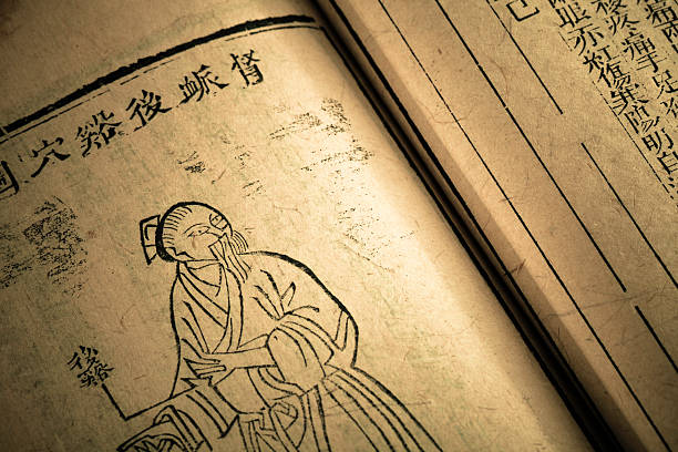 istock Old medicine book from Qing Dynasty 163021299