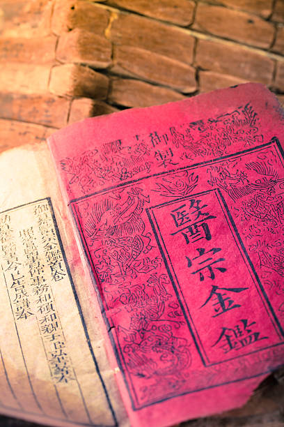 istock Old medicine book from Qing Dynasty 163021409