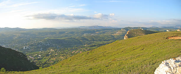 Countryside of the provence stock photo