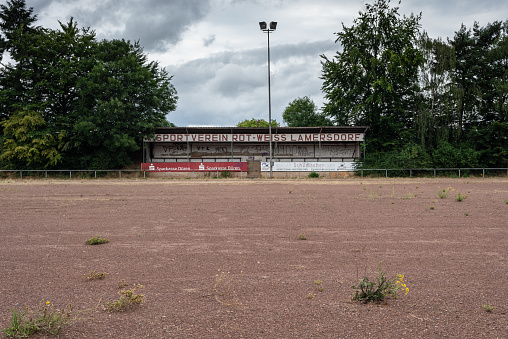 view of Chester Racecourse, Chester, UK