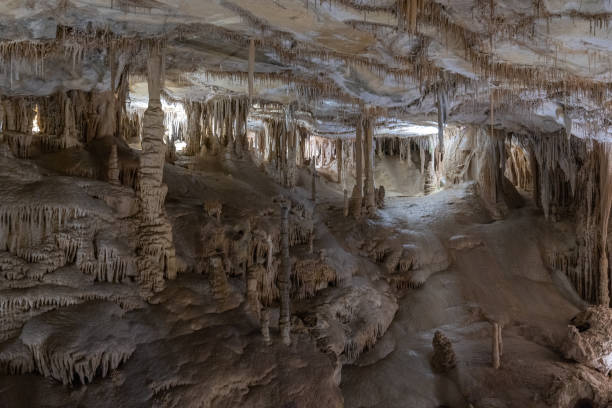 Rock formations inside of the Lehman Caves in Great Basin National Park, Nevada
