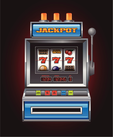 Detailed illustration of a slot machine. EPS 8.0, Ai CS, PDF and JPEG (4118 x 5000) are included in package.
