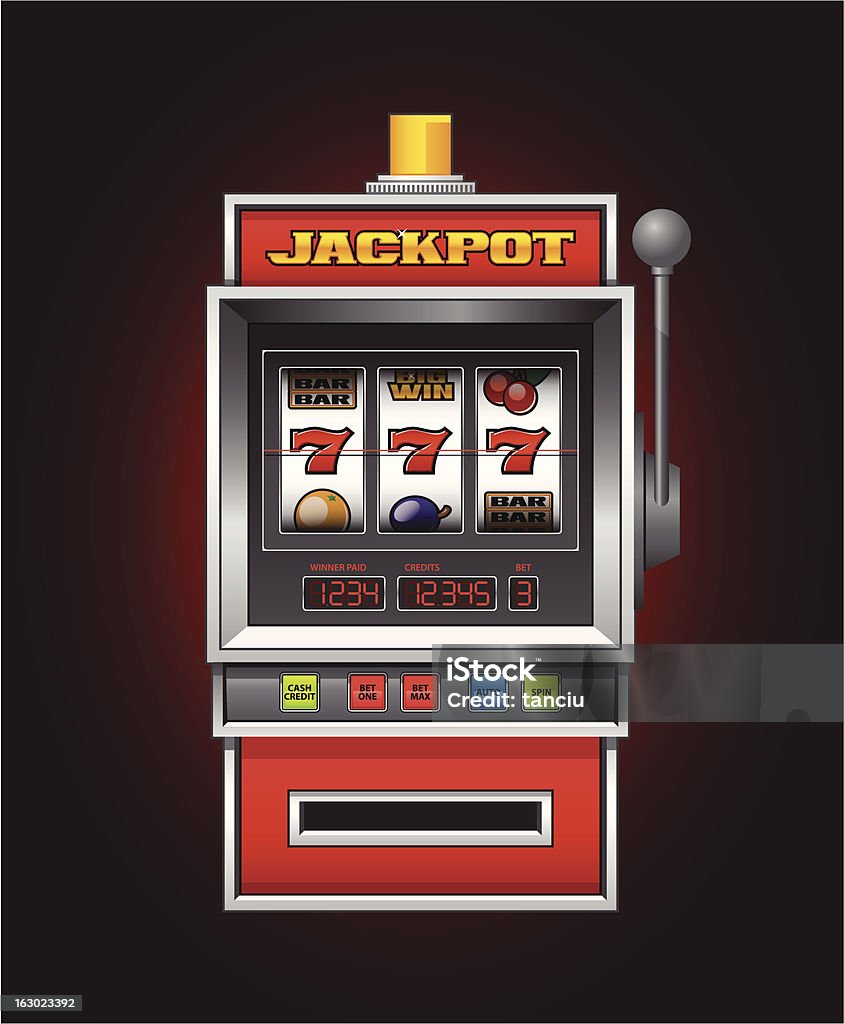 Slot-machine - arte vettoriale royalty-free di Slot-machine