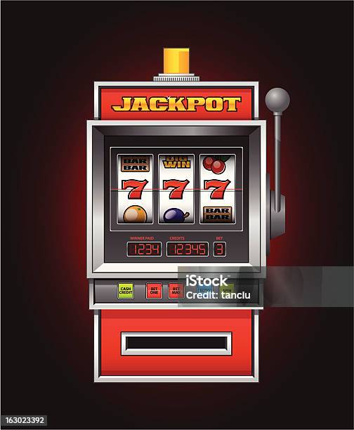 Máquina De Casino - Arte vetorial de stock e mais imagens de Máquina de Casino - Máquina de Casino, Machinery, Jackpot