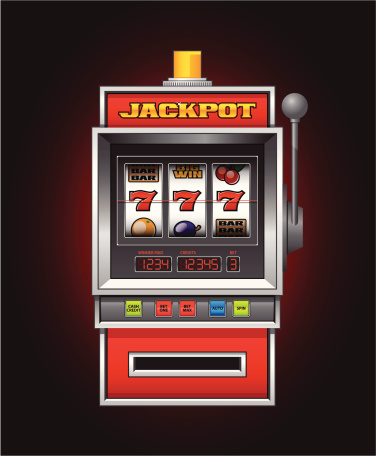 Detailed illustration of a slot machine. EPS 8.0, Ai CS, PDF and JPEG (4118 x 5000) are included in package.