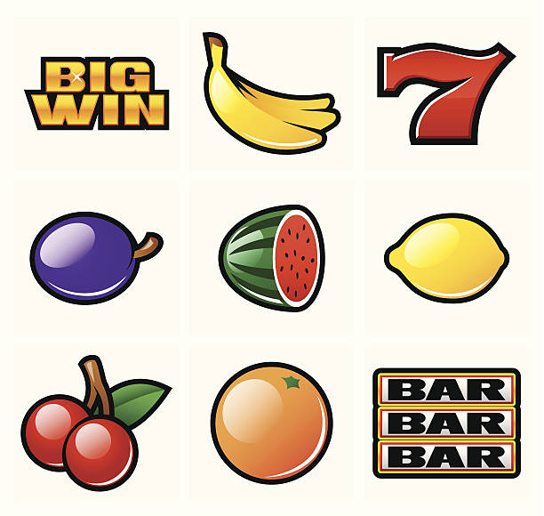 Slot symbols Slot symbols for casino games. EPS 8.0, Ai CS, PDF and JPEG (5000 x 4739) are included in package. casino illustrations stock illustrations