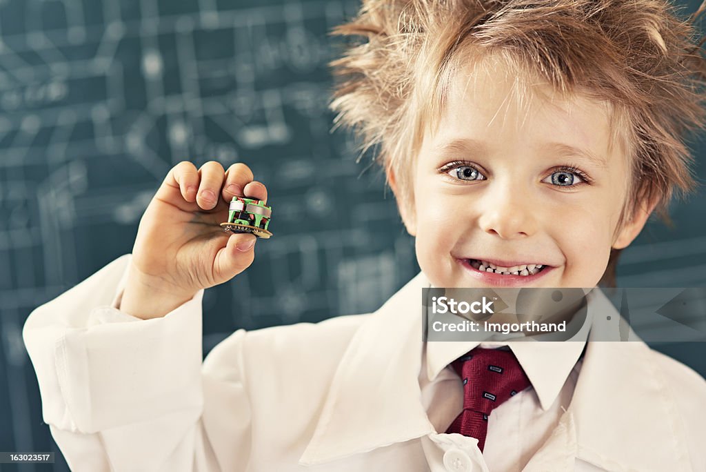Little inventor - Foto de stock de Criança royalty-free