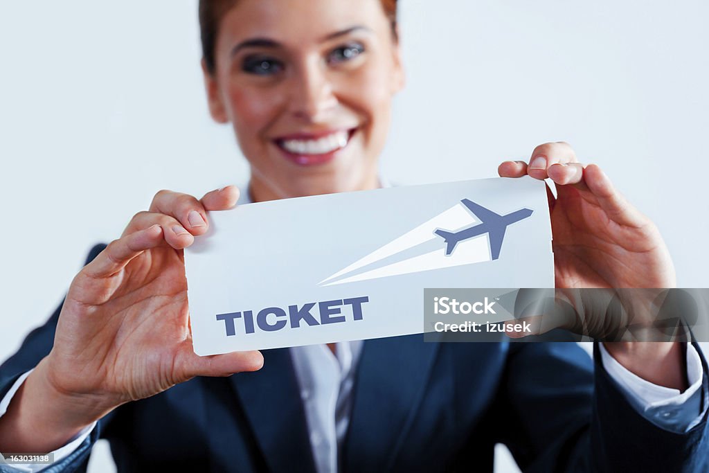 Boarding pass - Royalty-free 25-29 Anos Foto de stock