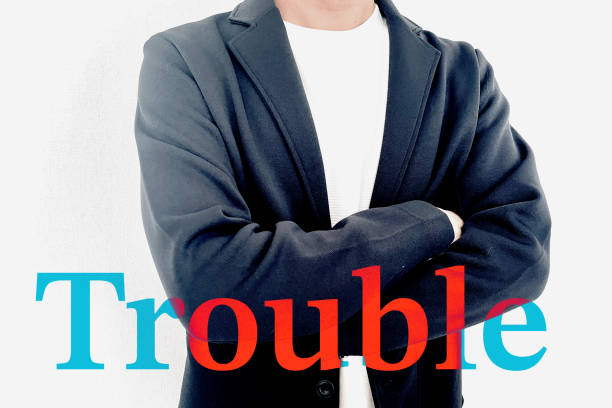 istock Men and characters in trouble 1630450022