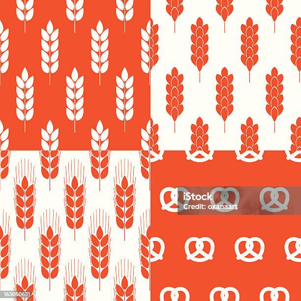 Rye Vector Patterns Stock Illustration - Download Image Now - Agricultural Field, Agriculture, Bread