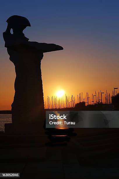 Sunset At The Harbor Stock Photo - Download Image Now - Beach, Coastline, Color Image
