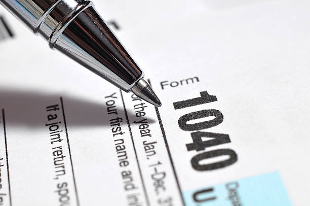 istock Tax form close up 163052367