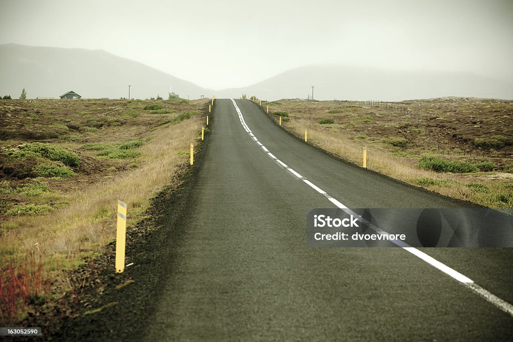Highway でアイスランドの風景 - かすみのロイヤリティフリーストックフォト