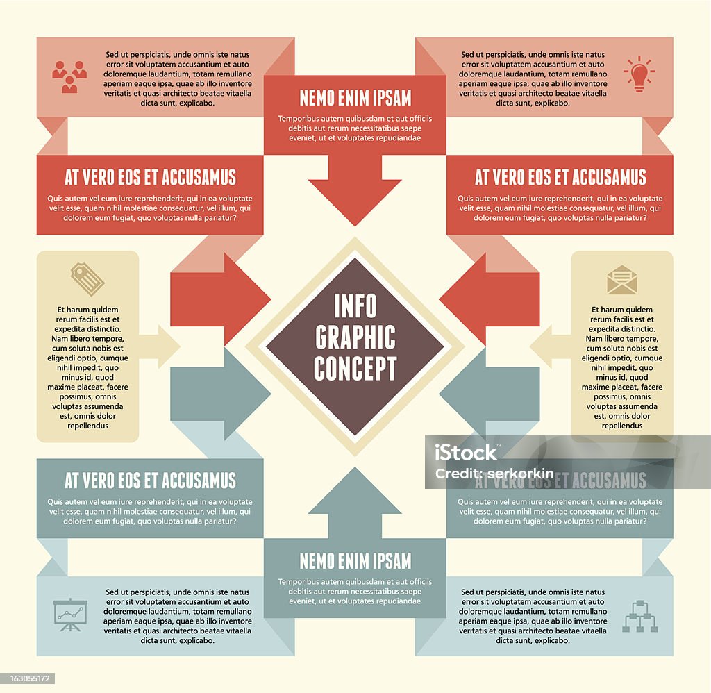 Infographic Concept 04 - Grafika wektorowa royalty-free (Biznes)